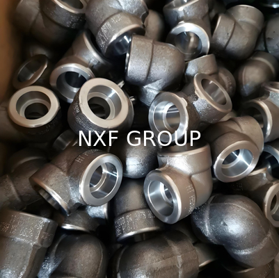 NXF ASTM JIS EN GOST 316Ti/0Cr18Ni12Mo2Ti DN15-1200  Class 150-2500 Stainless Steel 316Ti SW 90° or 45° Socket Welding Elbow