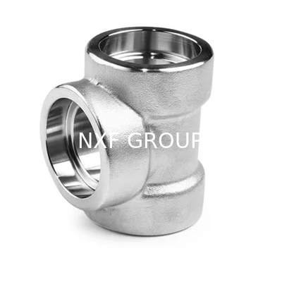 NXF ASTM UNS S31653 316LN/00Cr17Ni13Mo2N/s31653 DN15-1200 Class150-Class2500 Stainless Steel 316LN Socket Welding Tee