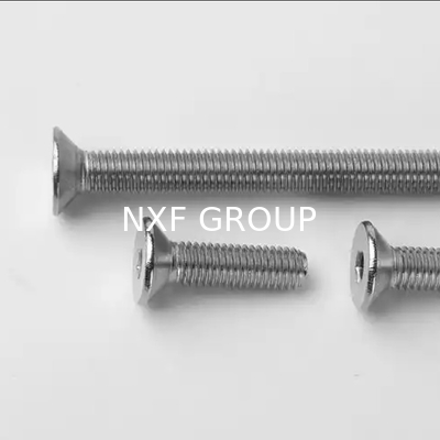 NXF ASTM UNS S31653 316LN/00Cr17Ni13Mo2N/s31653 M2-M16 Length3-150MM Stainless Steel 316LN Flat Head Hexagon Socket Bolt