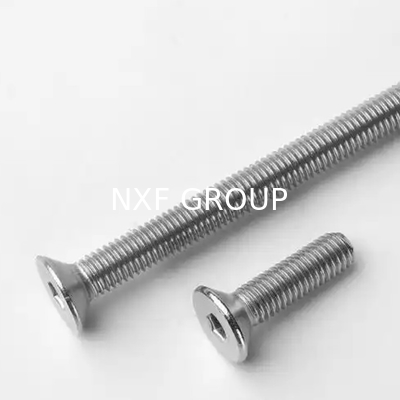 NXF ASTM UNS S31653 316LN/00Cr17Ni13Mo2N/s31653 M2-M16 Length3-150MM Stainless Steel 316LN Flat Head Hexagon Socket Bolt