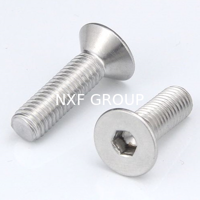 NXF ASTM UNS S31653 316LN/00Cr17Ni13Mo2N/s31653 M2-M16 Length3-150MM Stainless Steel 316LN Flat Head Hexagon Socket Bolt