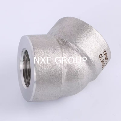 NXF ASTM UNS S31653 316LN/00Cr17Ni13Mo2N/s31653 DN15-1200 Class150-Class2500 SS 316LN Threaded 45 and 90 Degree Elbow