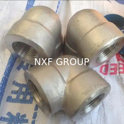 NXF ASTM UNS S31653 316LN/00Cr17Ni13Mo2N/s31653 DN15-1200 Class150-Class2500 SS 316LN Threaded 45 and 90 Degree Elbow