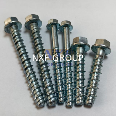 NXF S235JR/A105GR B/DINST37-2/JISSS400/ASTMA283C M6-M12 Length50-150MM S235JR Galvanized Concrete Self-tapping Anchor Bolt