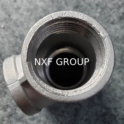 NXF ASTM JIS EN 316Ti/0Cr18Ni12Mo2Ti  DN15-1200 Class 150-2500 Stainless Steel 316Ti Forging High Pressure Threaded Tee