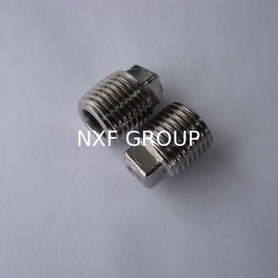 NXF ASTM JIS EN 316Ti/0Cr18Ni12Mo2Ti DN15-1200  Class 150-2500 Stainless Steel 316Ti  NPT Threaded Square Head Plug