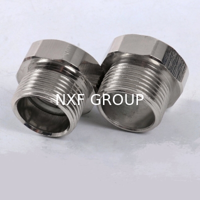 NXF ASTM JIS EN 316Ti/0Cr18Ni12Mo2Ti DN15-1200  Class 150-2500 Stainless Steel 316Ti  NPT Threaded Hexagonal Head Bushing