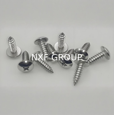 NXF ASTM DIN JIS Stainless Steel 316Ti/0Cr18Ni12Mo2Ti  Plain Cross Pan Head Round Head Self-Tapping Screw Threaded Screw