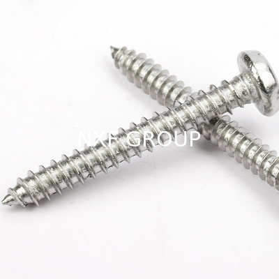 NXF ASTM DIN JIS Stainless Steel 316/0Cr17Ni12Mo2/1.4401 T20 60mm Plain Pan Head Screw Plum Blossom Head Threaded Screw