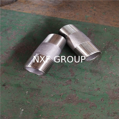NXF  ASTM B127 MONEL 400 Alloy/UNS N04400 DN15-1200  Class 150-2500 Monel Alloy 400 Forging Threaded Nipple
