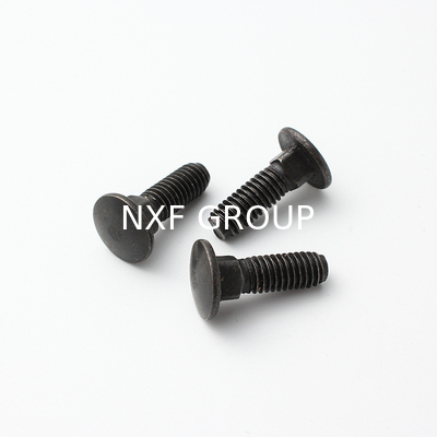 NXF DIN ST37-2/JIS SS400/ASTM A283C Diameter M1.6-20 Length 3-150mm S235JR Steel Black Step Bolts