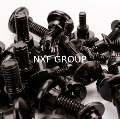 NXF DIN ST37-2/JIS SS400/ASTM A283C Diameter M1.6-20 Length 3-150mm S235JR Steel Black Step Bolts