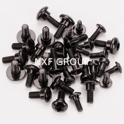NXF DIN ST37-2/JIS SS400/ASTM A283C Diameter M1.6-20 Length 3-150mm S235JR Steel Black Step Bolts