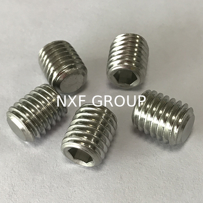 NXF ASTM DIN JIS 316Ti/0Cr18Ni12Mo2Ti  M8 12mm Stainless Steel 316Ti Hexagon Socket Screw Headless Machine Screw