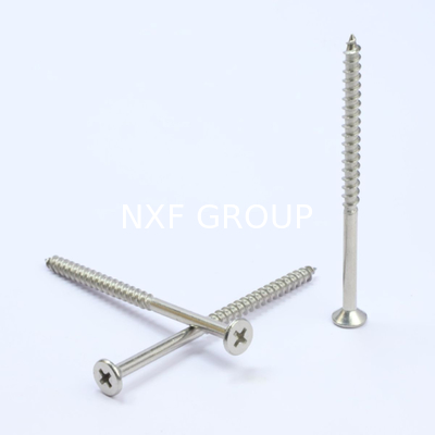 NXF ASTM UNS 316Ti/0Cr18Ni12Mo2Ti ST3.1-ST6.1 Length10-90MM Stainless Steel 316Ti Countersunk Self-tapping Lerboard Srews