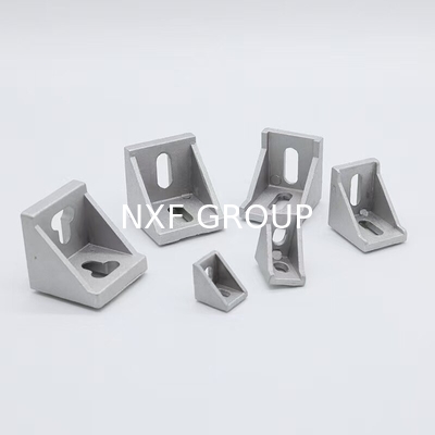 NXF ASTM JIS UNS A96010 Width 20mm Length 28mm Hight 28mm Customizable Aluminum 6061 Alloy Angle Corner Bracket