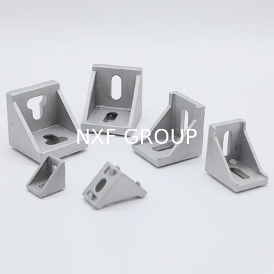 NXF ASTM JIS UNS A96010 Width 20mm Length 28mm Hight 28mm Customizable Aluminum 6061 Alloy Angle Corner Bracket