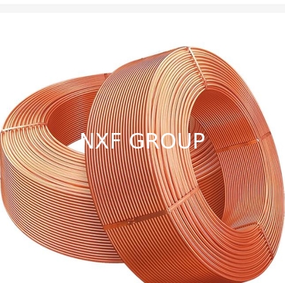 NXF ASTM B280/EN12735/JISH3300 C11000 C12200  Diameter 3.6-28.58mm Thickness 0.28-1.20mm Length 50m Copper Plain Tube
