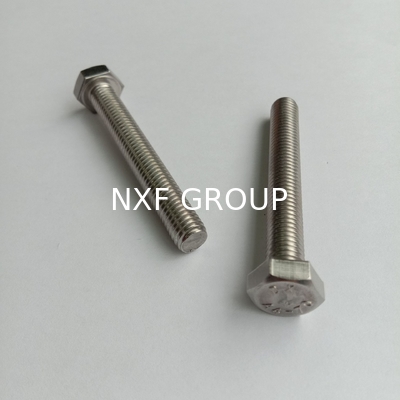 NXF ASTM A240 316Ti/0Cr18Ni12Mo2Ti  Diameter M20 Length 20MM Grade D6 Bolts Stainless Steel 316Ti Hex Head Bolts