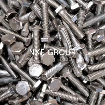 NXF ASTM A240 316Ti/0Cr18Ni12Mo2Ti  Diameter M20 Length 20MM Grade D6 Bolts Stainless Steel 316Ti Hex Head Bolts