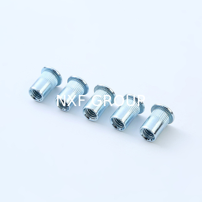 NXF S235JR/A105JRB/DINST37-2/JISSS400/ASTMA283C Diameter M3 Length 9MM Willow Nut Flat Head Vertical Grain Nuts