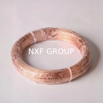 NXF ASTM B360/GB/T 1531-2009 C11000 C12200  Outside Diameter 1.6-6.1mm Inner Diameter 0.5-5mm Capillary Copper Tube
