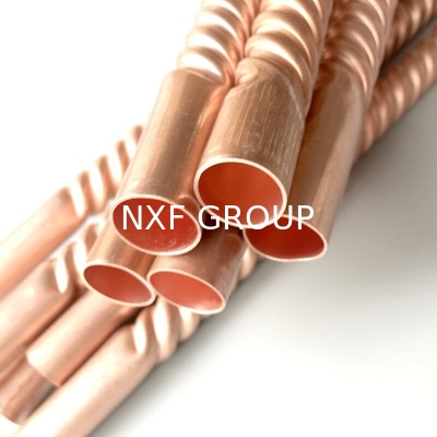 NXF ASTM B280/EN12735/JISH3300 C11000 C12200  Diameter 7.94-25.4mm Thickness 0.2-0.7mm Length 100m Integrated Corrugated Tube