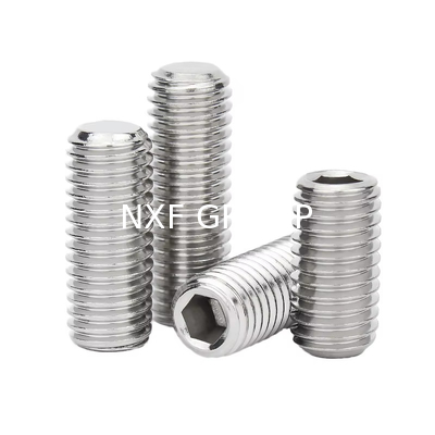 NXF ASTM DIN JIS 316Ti/0Cr18Ni12Mo2Ti  M6 12mm Stainless Steel 316Ti Hexagon Socket Screw Headless Machine Screw