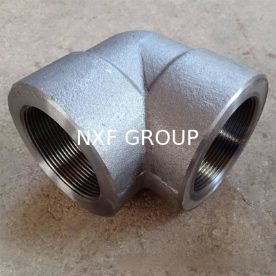 NXF JIS EN ASTM B127 MONEL 400 Alloy/UNS N04400 DN15-1200 Class 150-2500 Nickel Alloy 400 Forging Threaded 45° and 90°  Elbow