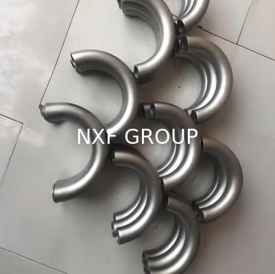 NXF ASTM A240 316H /1Cr17Ni12Mo2/31609 DN15-1200  SCH10-XXS Stainless Steel 316H BW Forging 180° Butt Welding Elbow