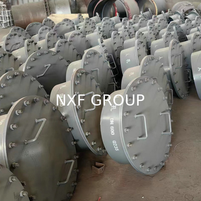 NXF Galvanized Carbon Steel Quick Opening Circular Manhole Cover Drain Hole Cover Stainless Steel Industrial Manhole