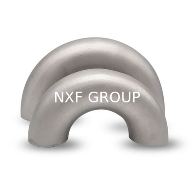 NXF JIS EN ASTM B127 MONEL 400 Alloy/UNS N04400 DN15-1200 SCH10-XXS  Nickel Alloy 400 BW Forging 180° Butt Welding Elbow