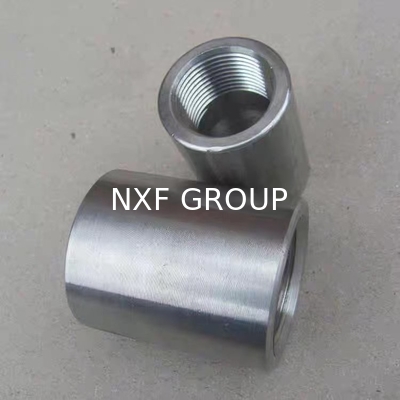 NXF ASTM B127 MONEL 400 Alloy/UNS N04400 DN15-1200 Class 3000/6000  Nickel Alloy 400 Thd Fitting Inner Threaded Coupling