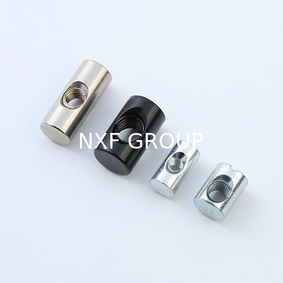 NXF ASTM A240 316Ti/0Cr18Ni12Mo2Ti M2 35mm Stainless Steel 316Ti Dowel Nut Hammer Nut Cylindrical Pin Nut
