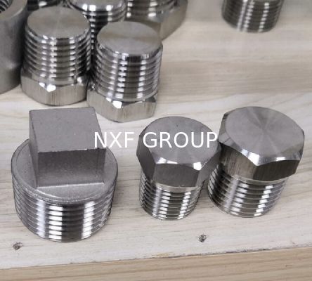 NXF ASTM B127 MONEL 400 Alloy/UNS N04400 DN 6-100 Class 150-2500 Nickel Alloy 400 Forging Square Head Plug