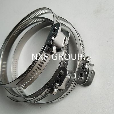 NXF ASTM A240 316H /1Cr17Ni12Mo2/31609 DN15-1200 SCH10-XXS Stainless Steel 316H Clamp Pipe Hose Clamps