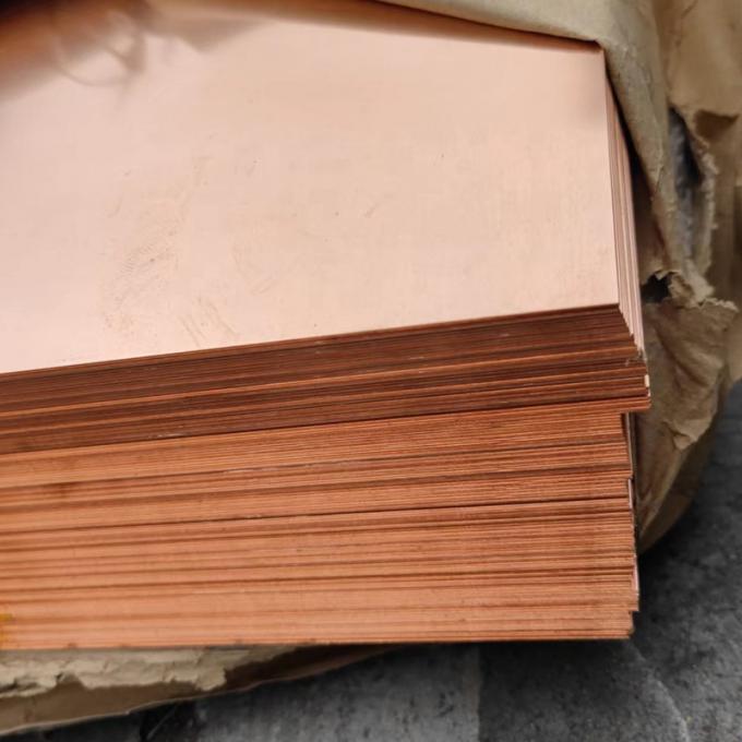 latest company news about NXF Wholesale Factory Supply Cutting Sheet Plate Customizable Width 0.1-2m Thickness 0.1-200mm Copper Plate  1