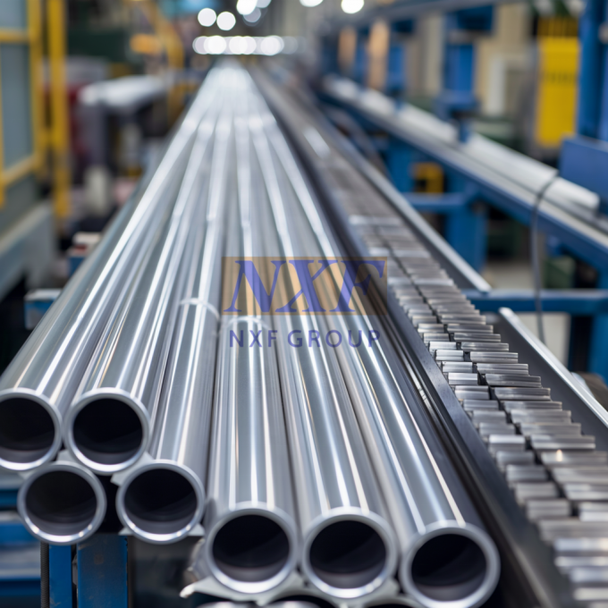latest company news about NXF Supplier Aluminum Profiles GB/T3190,GB/T6893 Customized DN 15-600 Length 1-12m Round Alloy Aluminum Tube  3